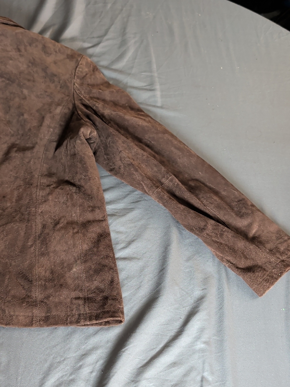 Relativity Large Leather Coat Womens - Picture 7 of 10